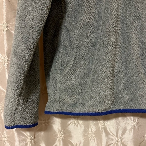 Patagonia Re-tool Fleece Pullover Gray 1/4 Snap Sweatshirt - Picture 3 of 11